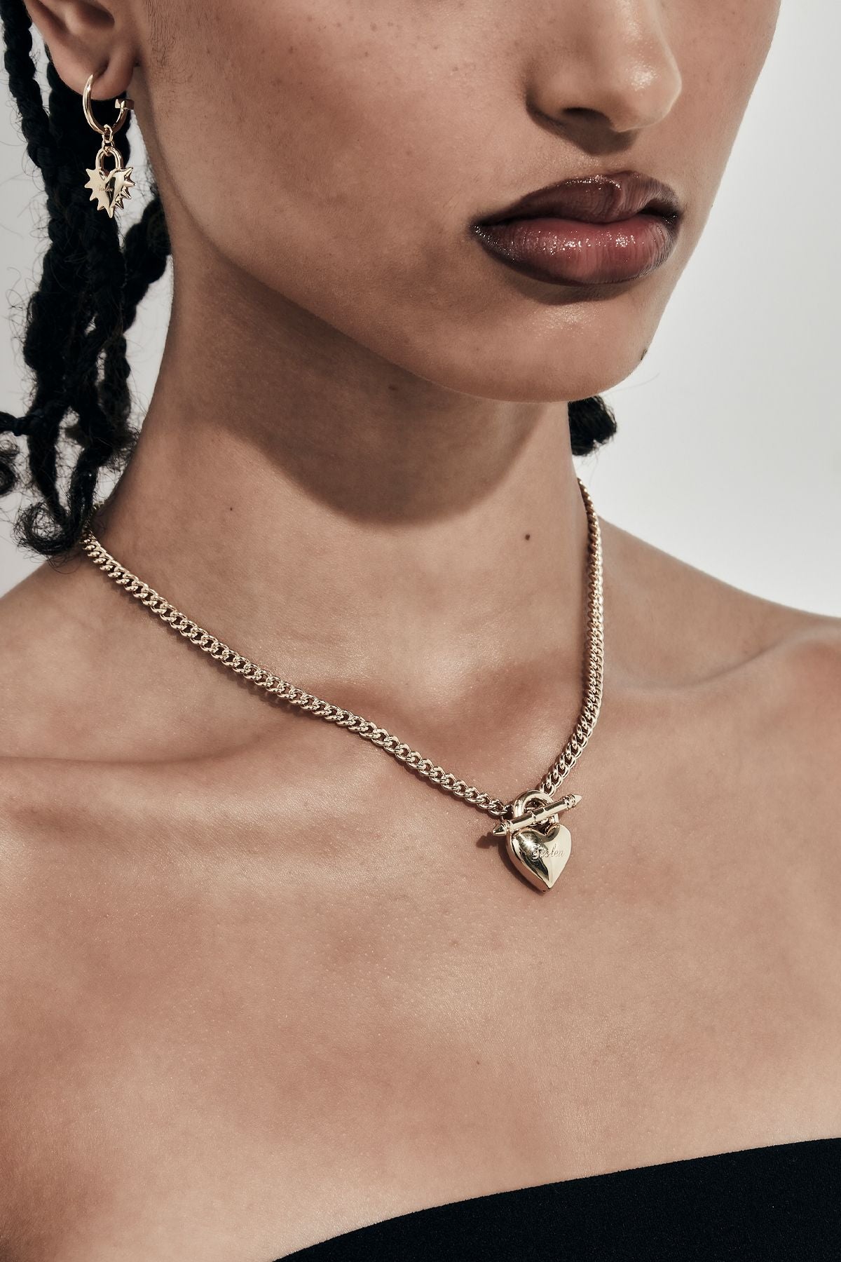LOVE LOCKET FOB NECKLACE
