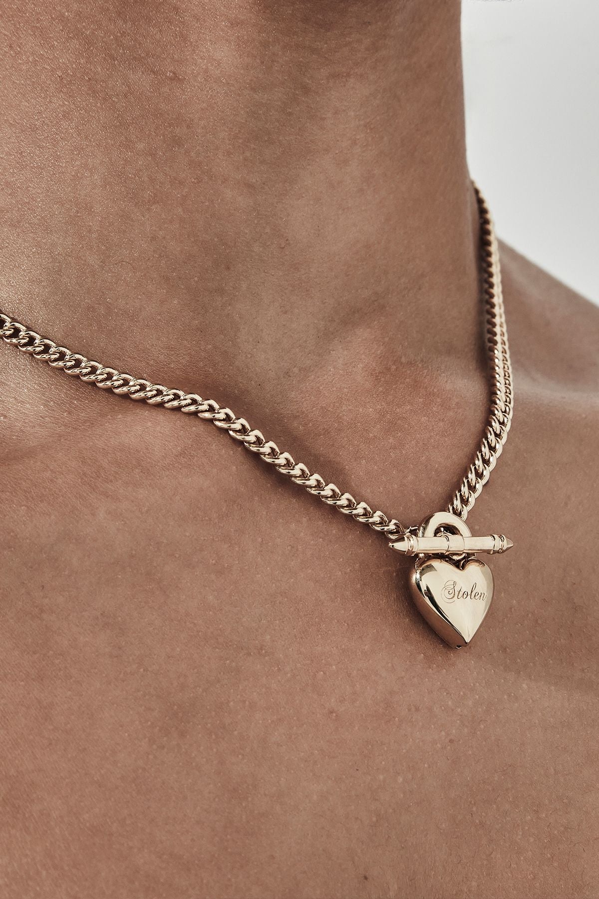 LOVE LOCKET FOB NECKLACE