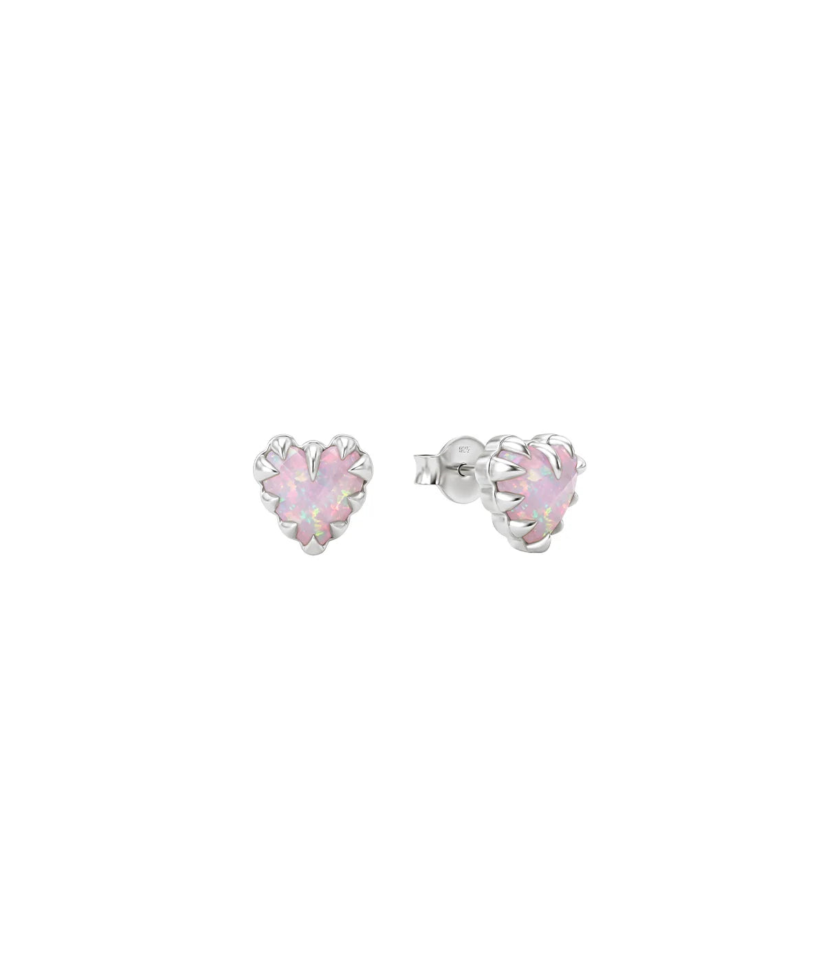 LOVE CLAW EARRINGS PINK BELLO OPAL