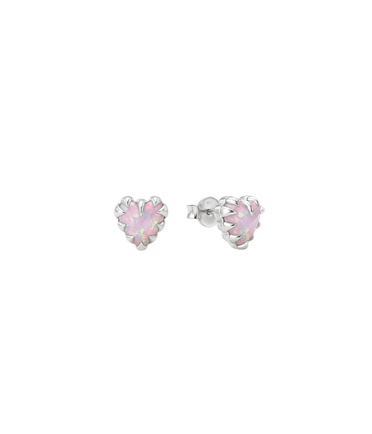 LOVE CLAW EARRINGS PINK BELLO OPAL