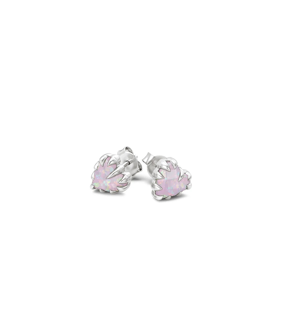 LOVE CLAW EARRINGS PINK BELLO OPAL