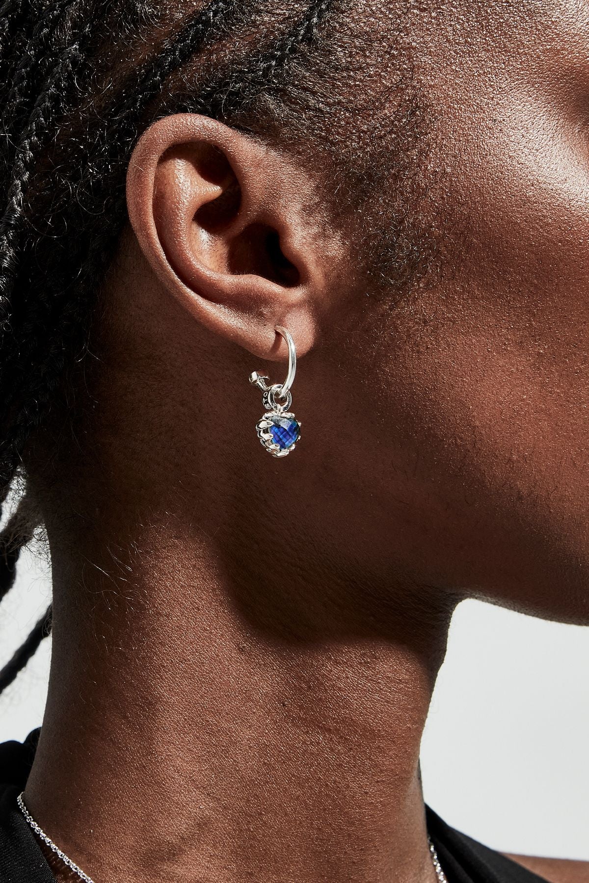 LOVE ANCHOR EARRINGS MOOD CRYSTAL