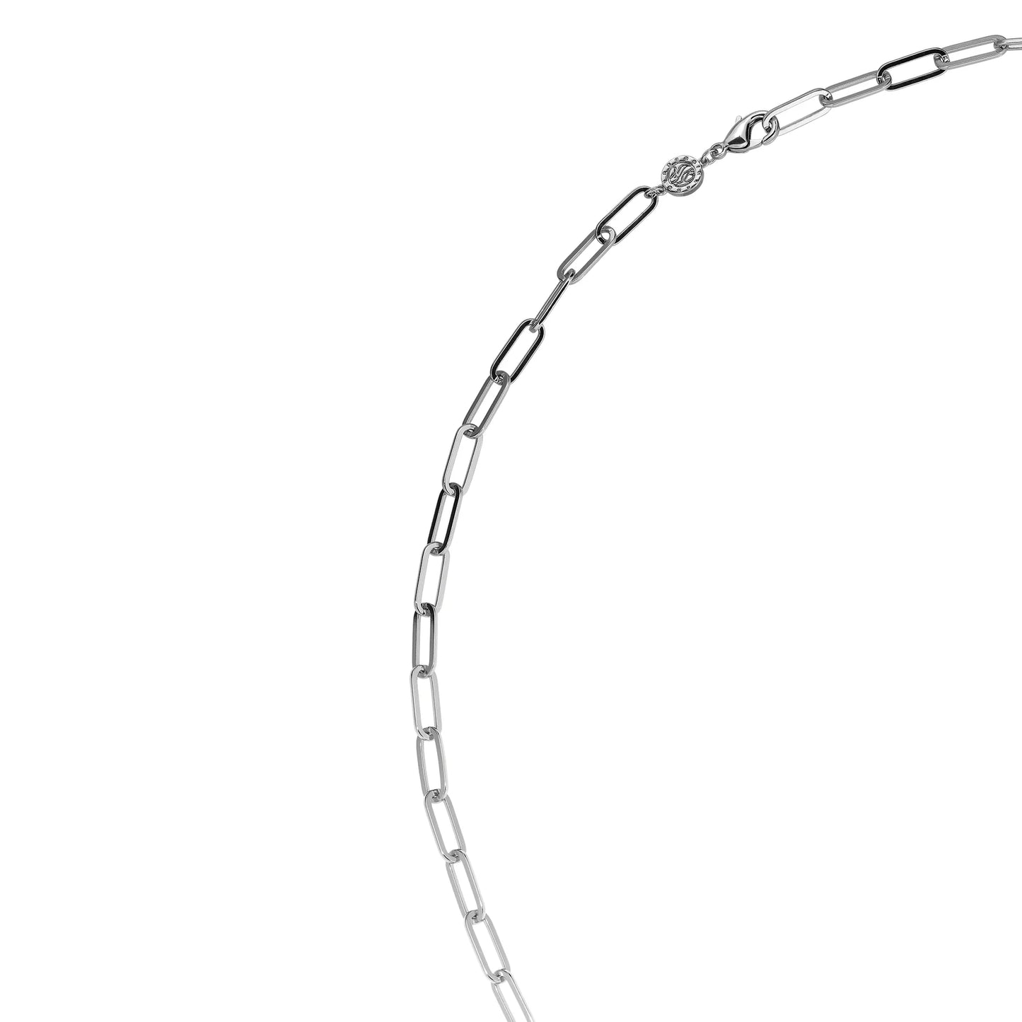 LUNALA SHINEY SILVER NECKLACE