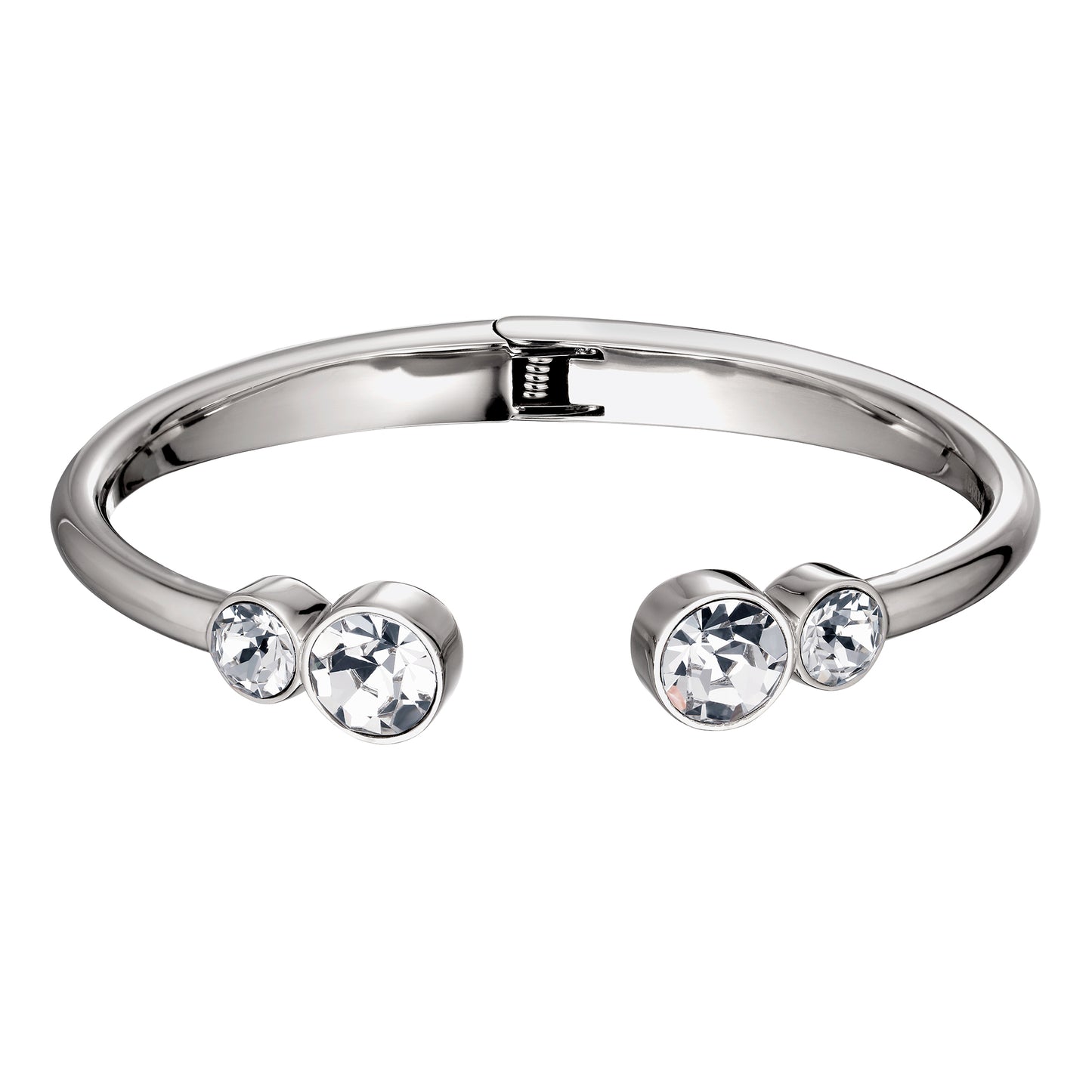 MATE SHINY SILVER CRYSTAL BRACELET
