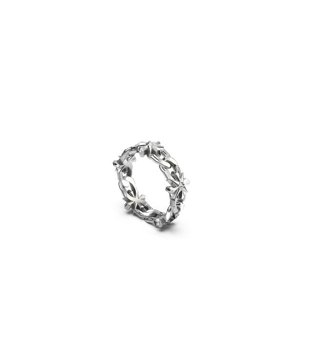 MIDNIGHT CROSS CURB RING