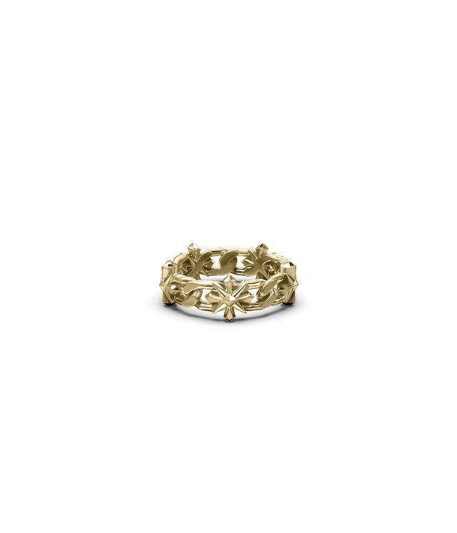 MIDNIGHT CROSS CURB RING