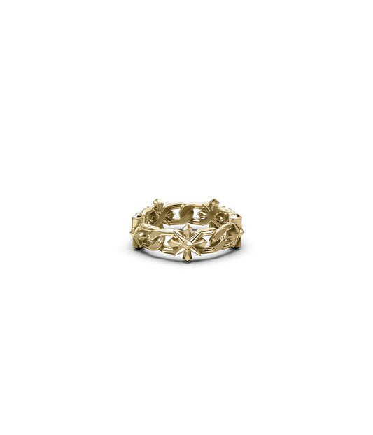 MIDNIGHT CROSS CURB RING