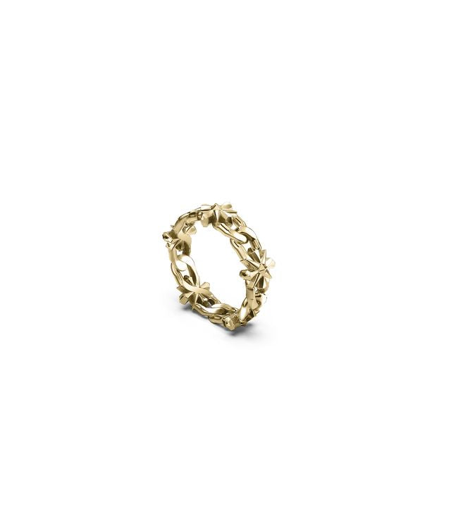 MIDNIGHT CROSS CURB RING