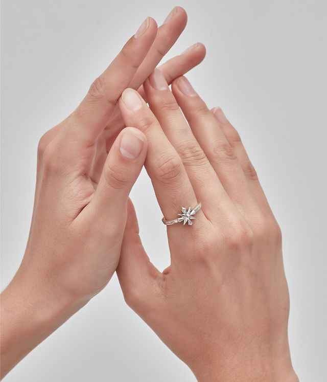 MIDNIGHT CROSS RING