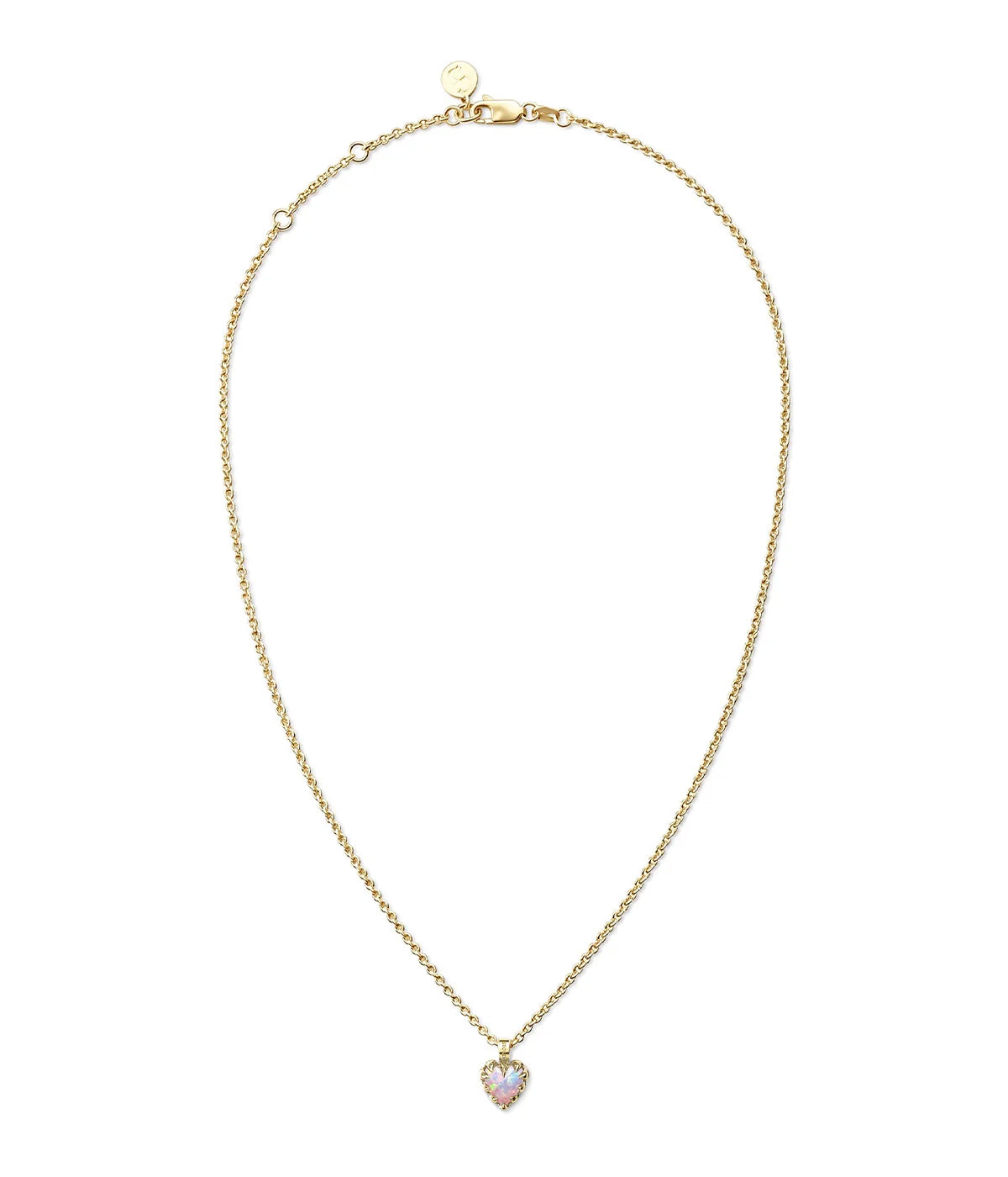 MINI LOVE CLAW NECKLACE PINK BELLO OPAL