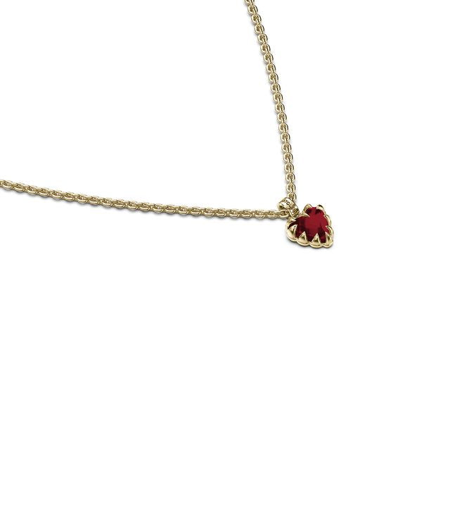 MINI LOVE CLAW NECKLACE GARNET