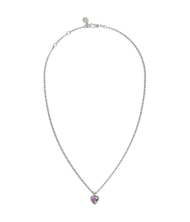 MINI LOVE CLAW NECKLACE MYSTIC QUARTZ