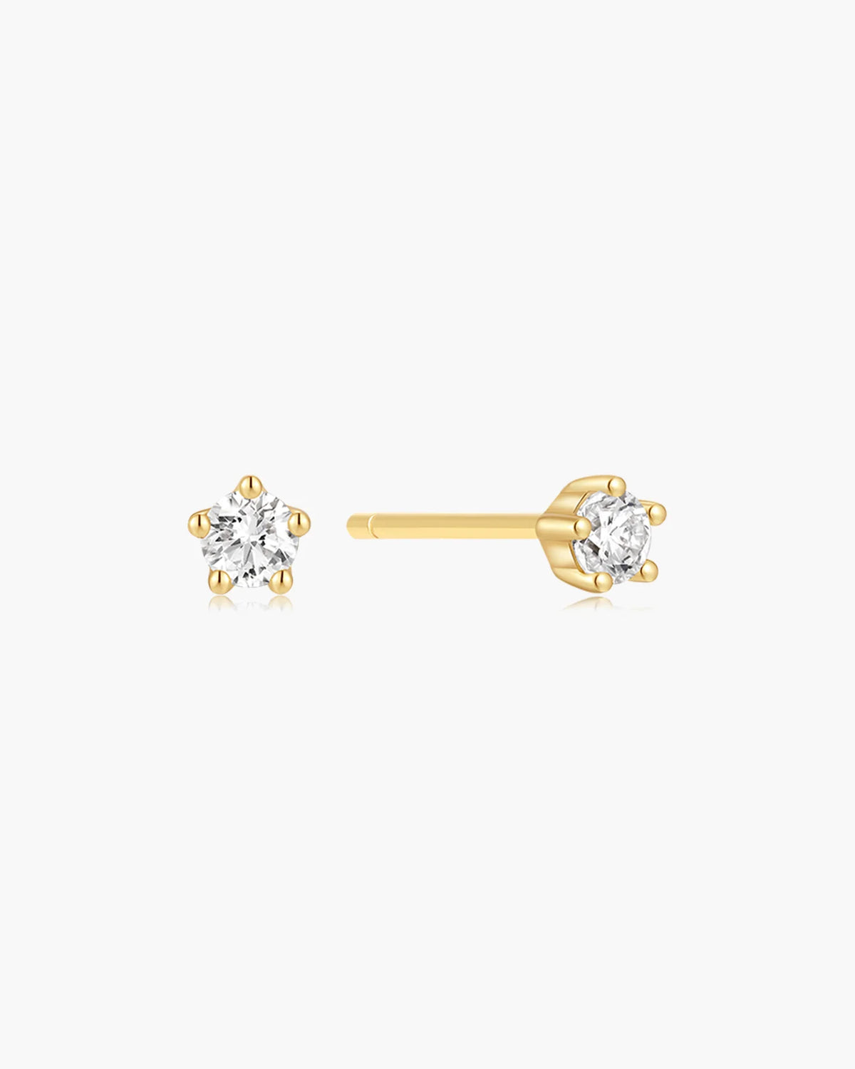 FAIRY MINI PRONG STUD EARRINGS