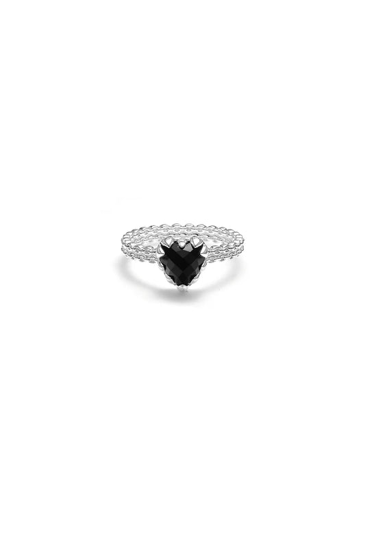 MINI CLAW RING ONYX