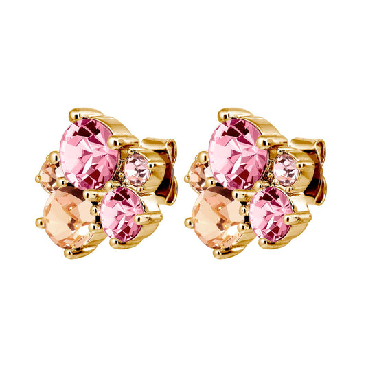 MINNIE SHINY GOLD ROSE EARRINGS
