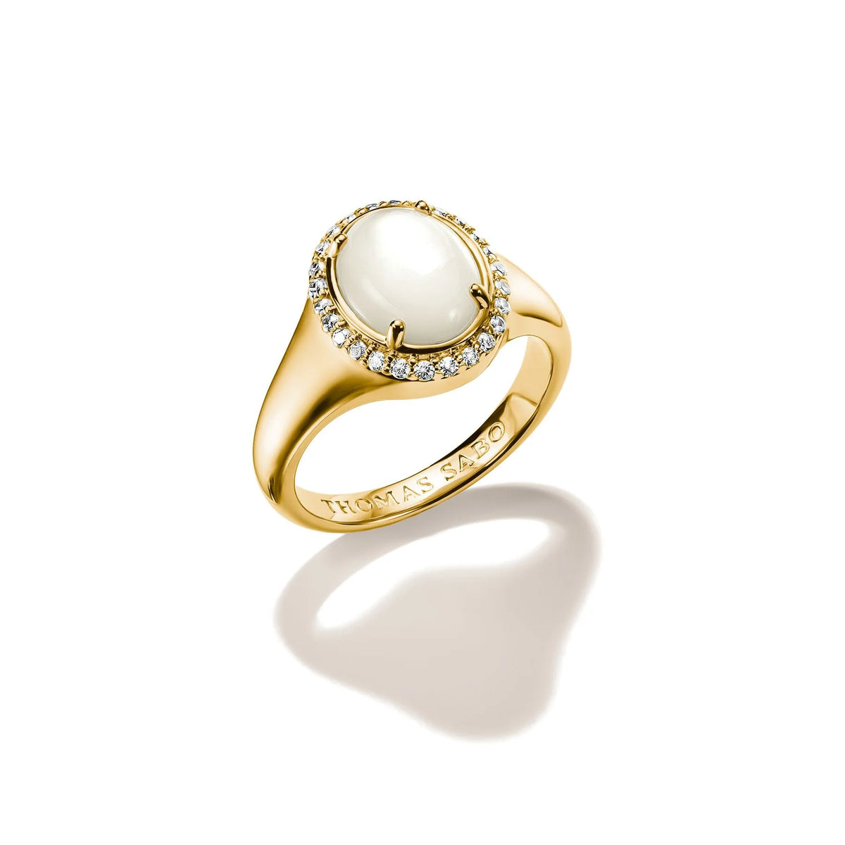 FLUID MOTHER OF PEARL RING