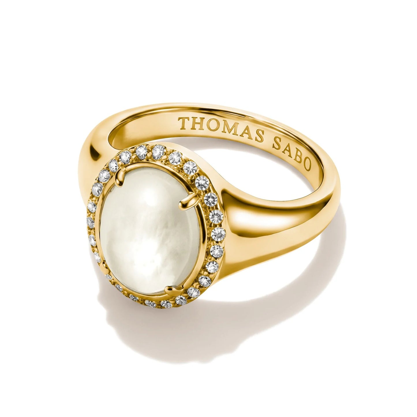 FLUID MOTHER OF PEARL RING