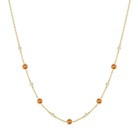 MELODIC NANO GOLD STATION NECKLACE