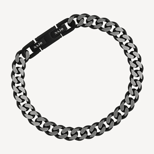 NERO MEN'S CURB CHAIN BRACELET