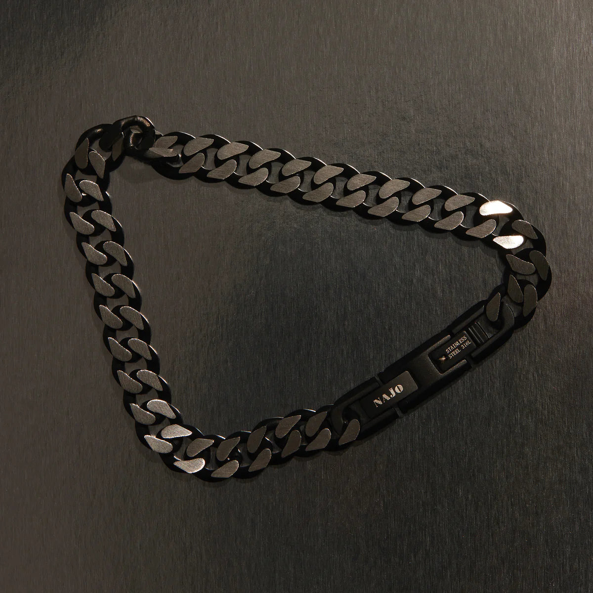 NERO MEN'S CURB CHAIN BRACELET