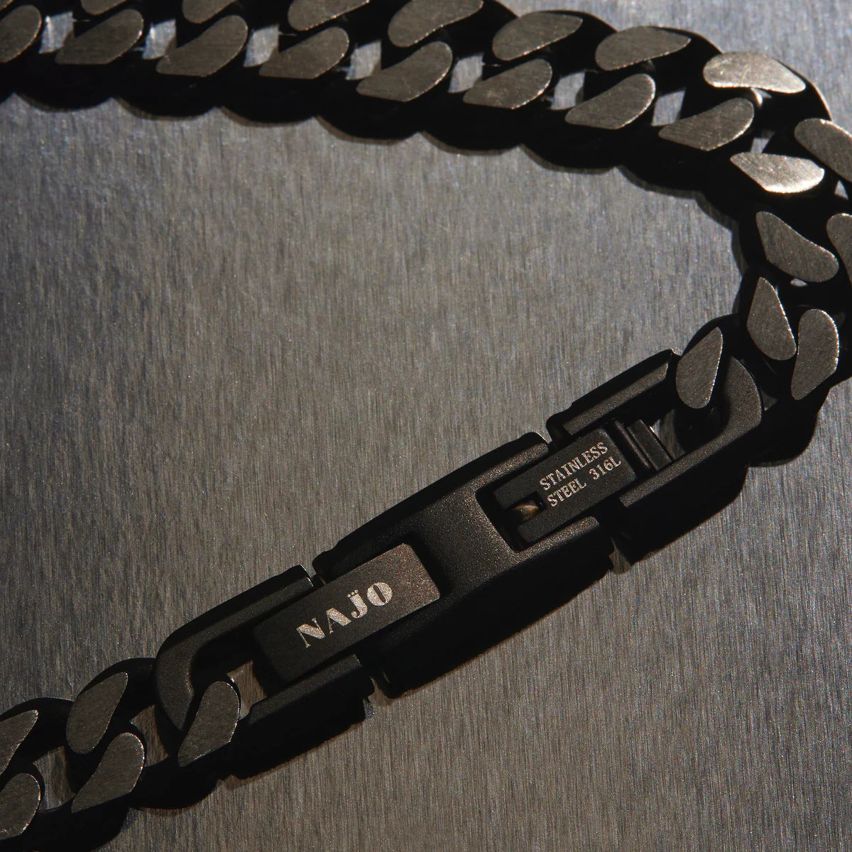 NERO MEN'S CURB CHAIN BRACELET