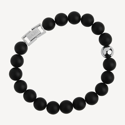ATLAS MEN'S 10MM BEADED ONYX BRACELET