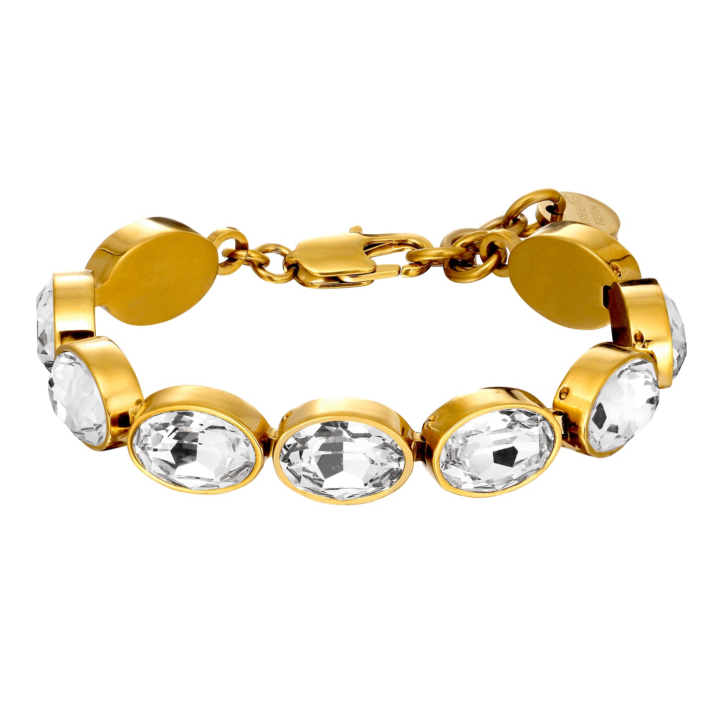 OPALINE SHINY GOLD CRYSTAL BRACELET