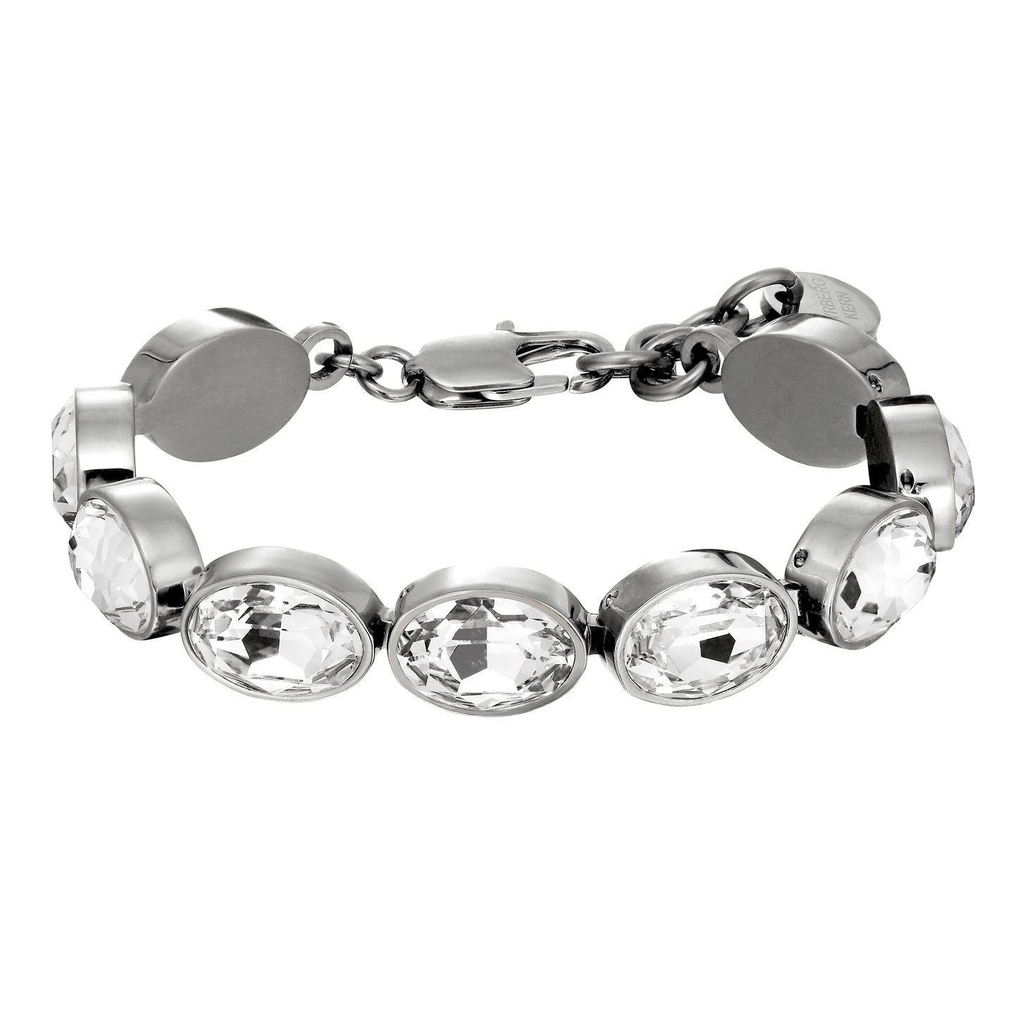 OPALINE SHINY SILVER CRYSTAL BRACELET