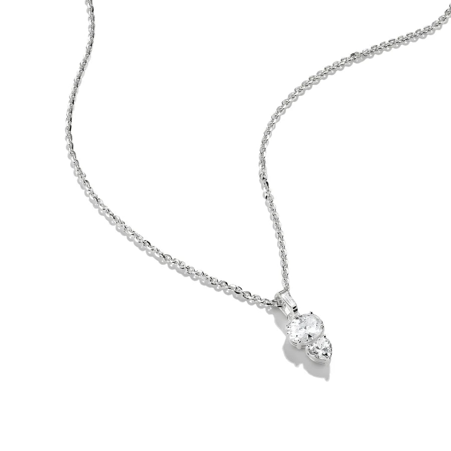 BOLD OVAL HEART NECKLACE