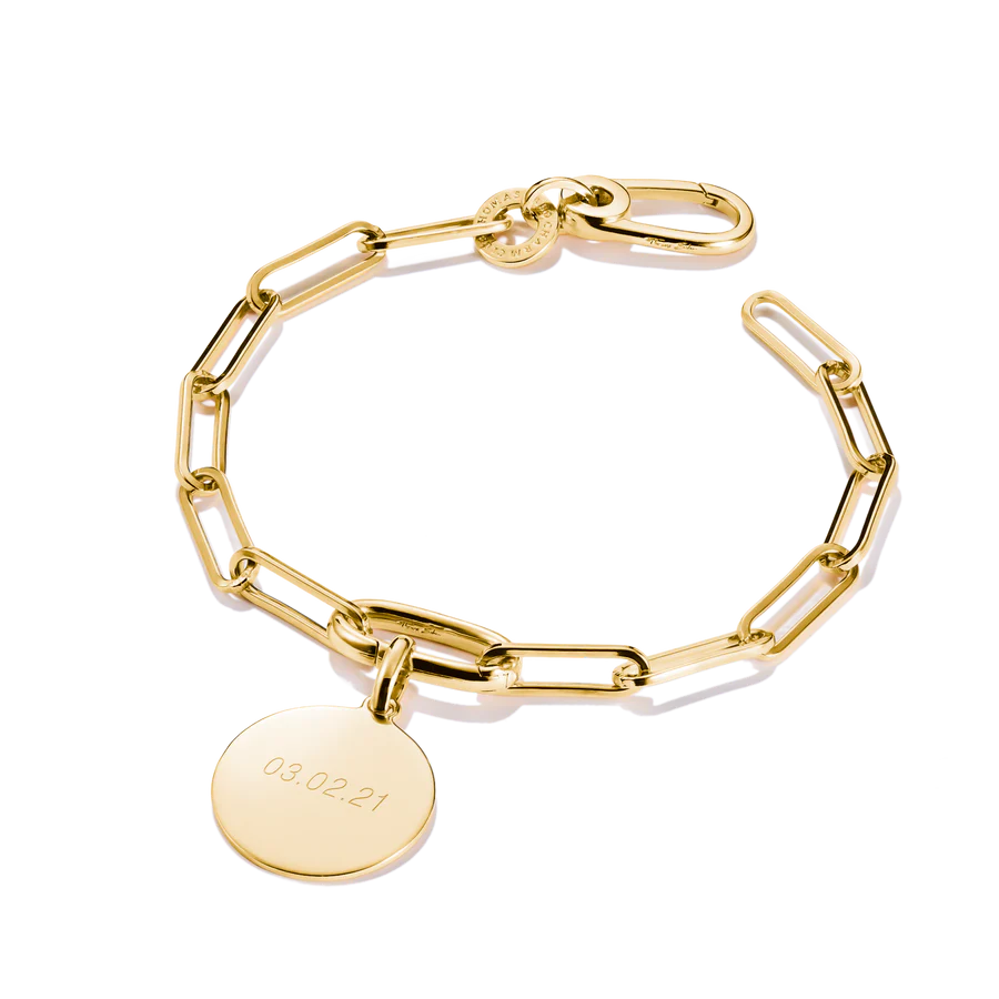 CONNECT PAPERCLIP CHARM BRACELET