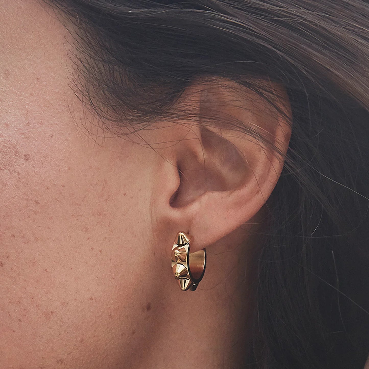 PEAK CREOLE EARRINGS SMALL