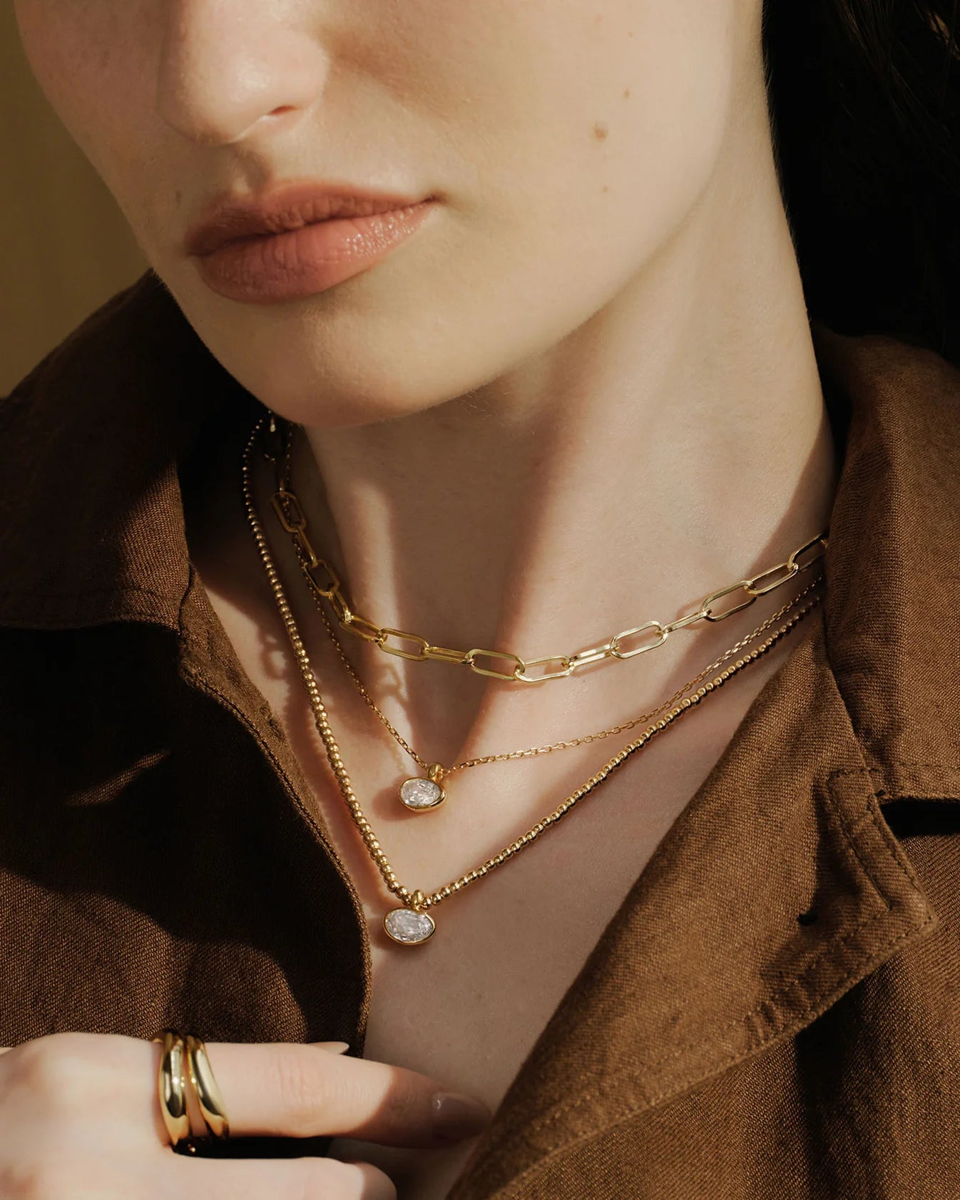 WANDERER PEBBLE NECKLACE