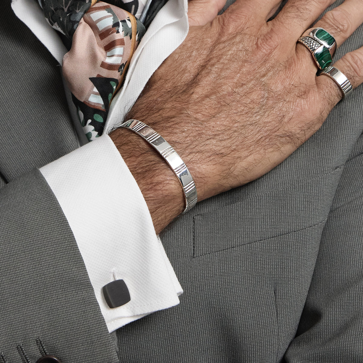 PEGASUS MENS SQUARE CUFFLINKS