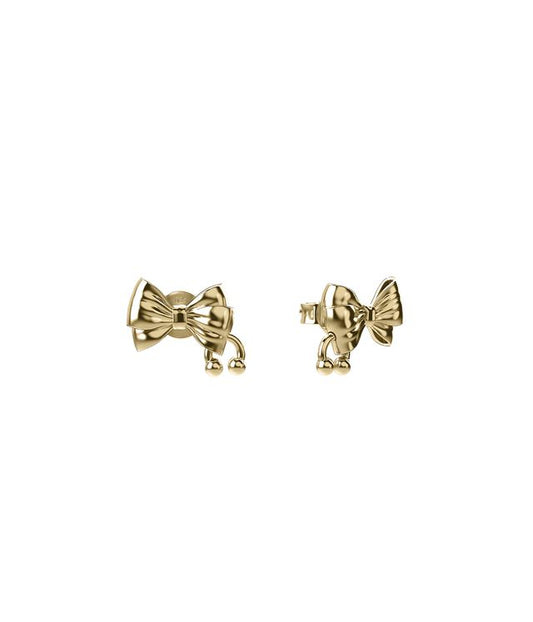 PIERCED BOW EARRINGS
