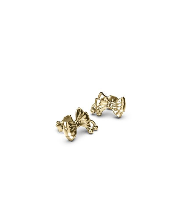 PIERCED BOW EARRINGS