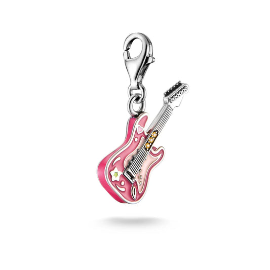 CHARM CLUB PINK ELECTRIC GUITAR