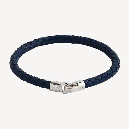 MARINER MEN'S PLAITED LEATHER BRACELET