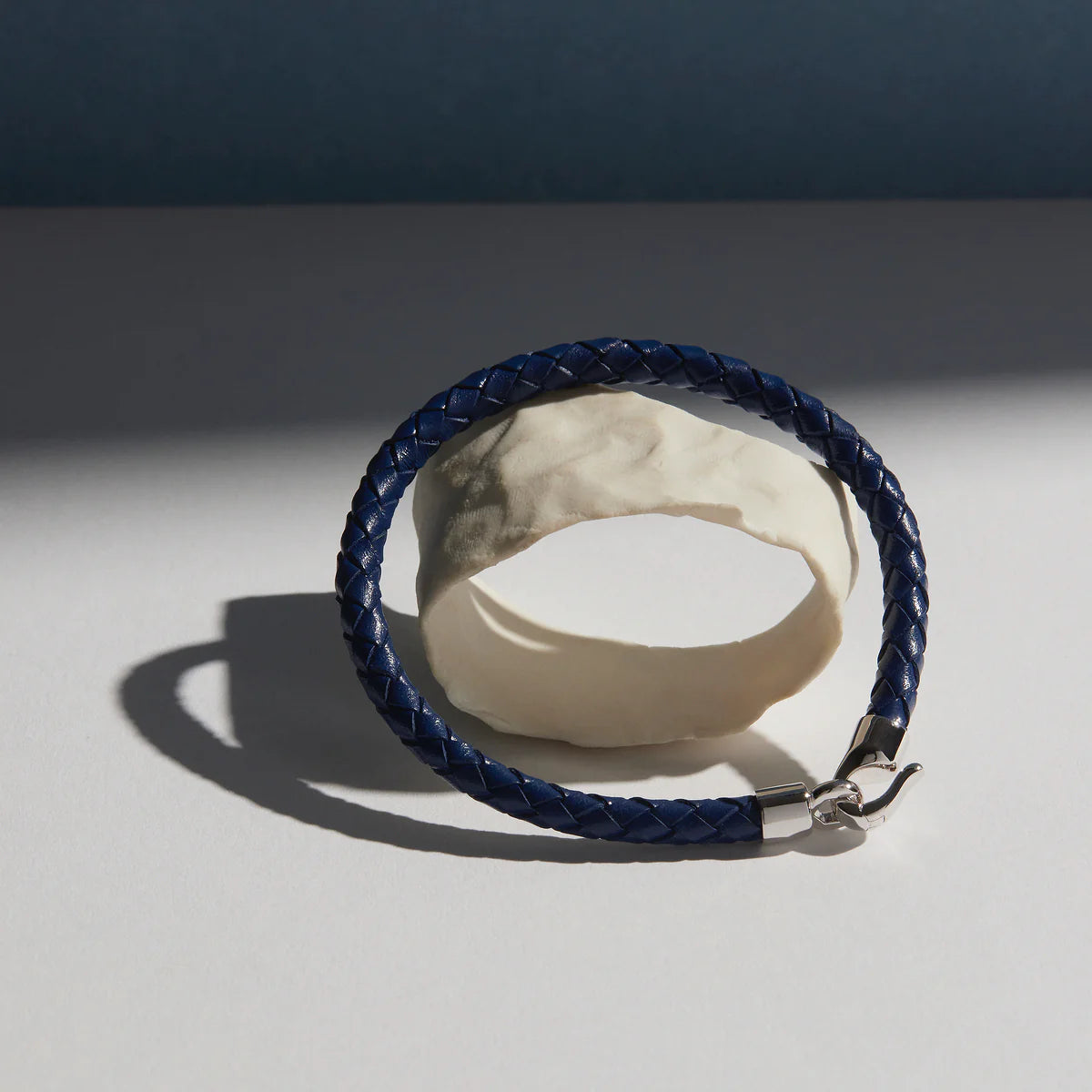 MARINER MEN'S PLAITED LEATHER BRACELET