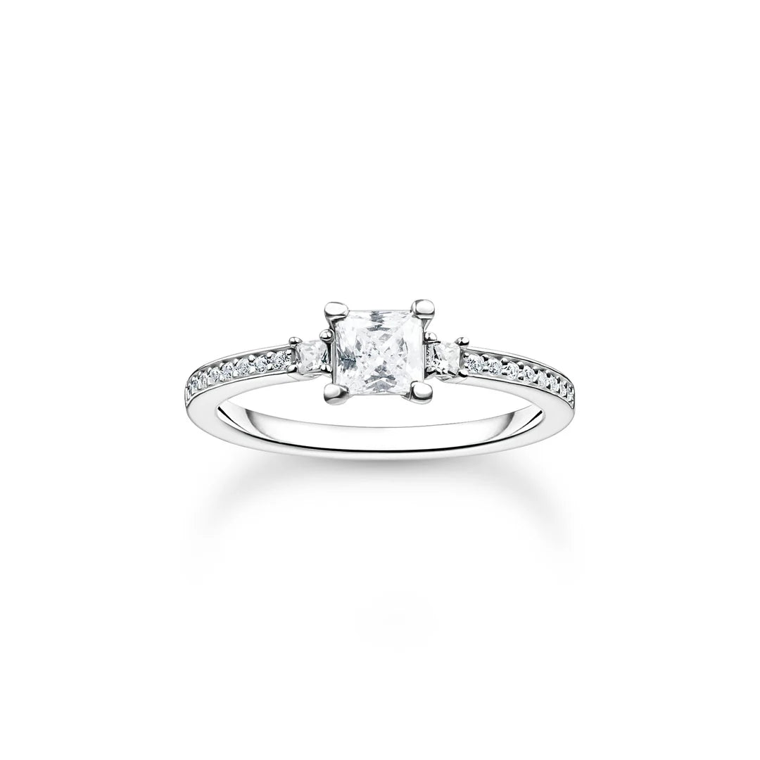 PRINCESS CUT CZ RING