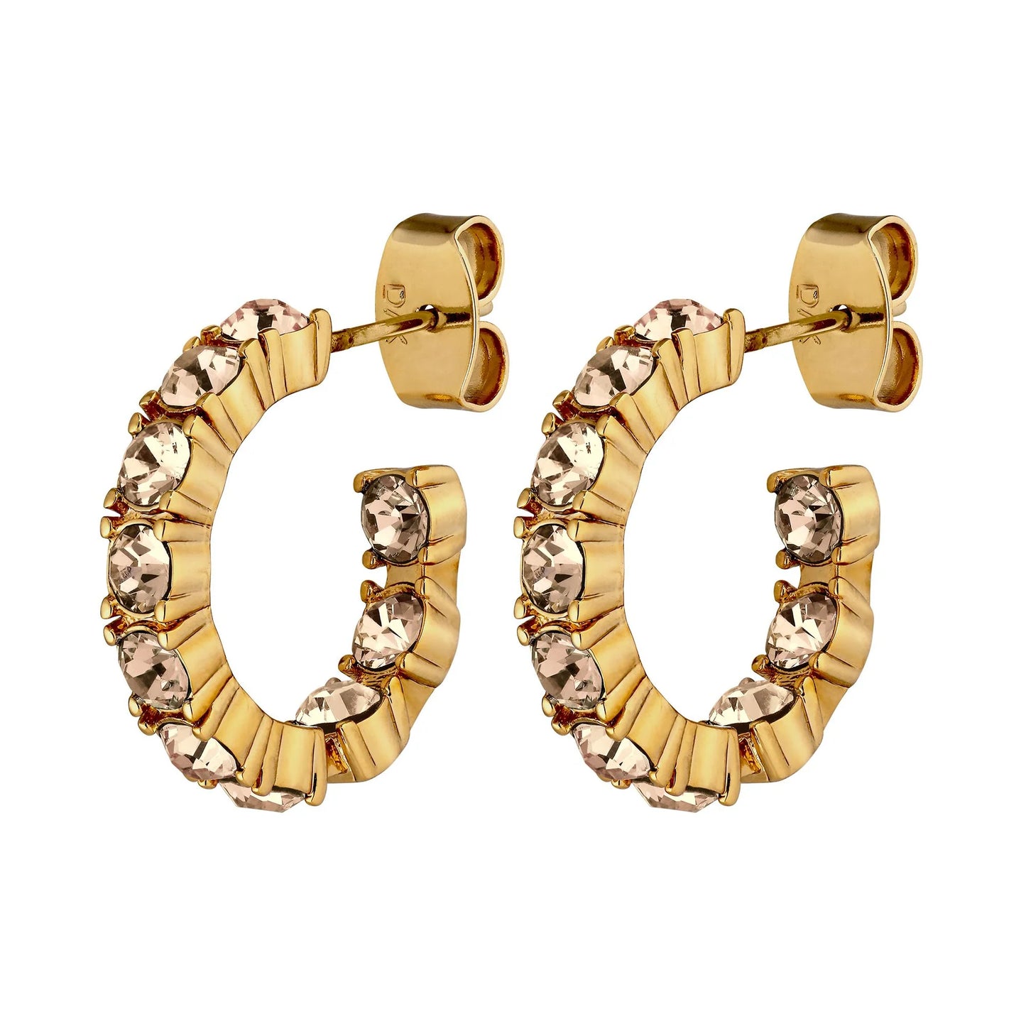 RAQUEL SHINEY GOLD GOLDEN EARRINGS