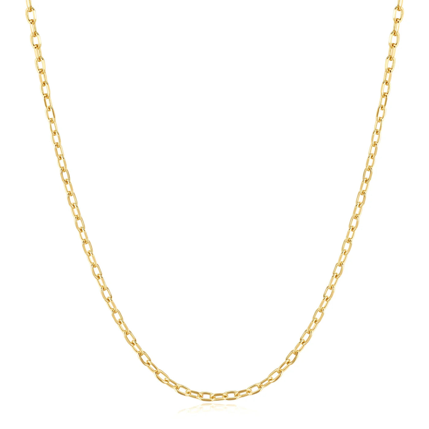POP RECTANGLE LINK CHAIN NECKLACE