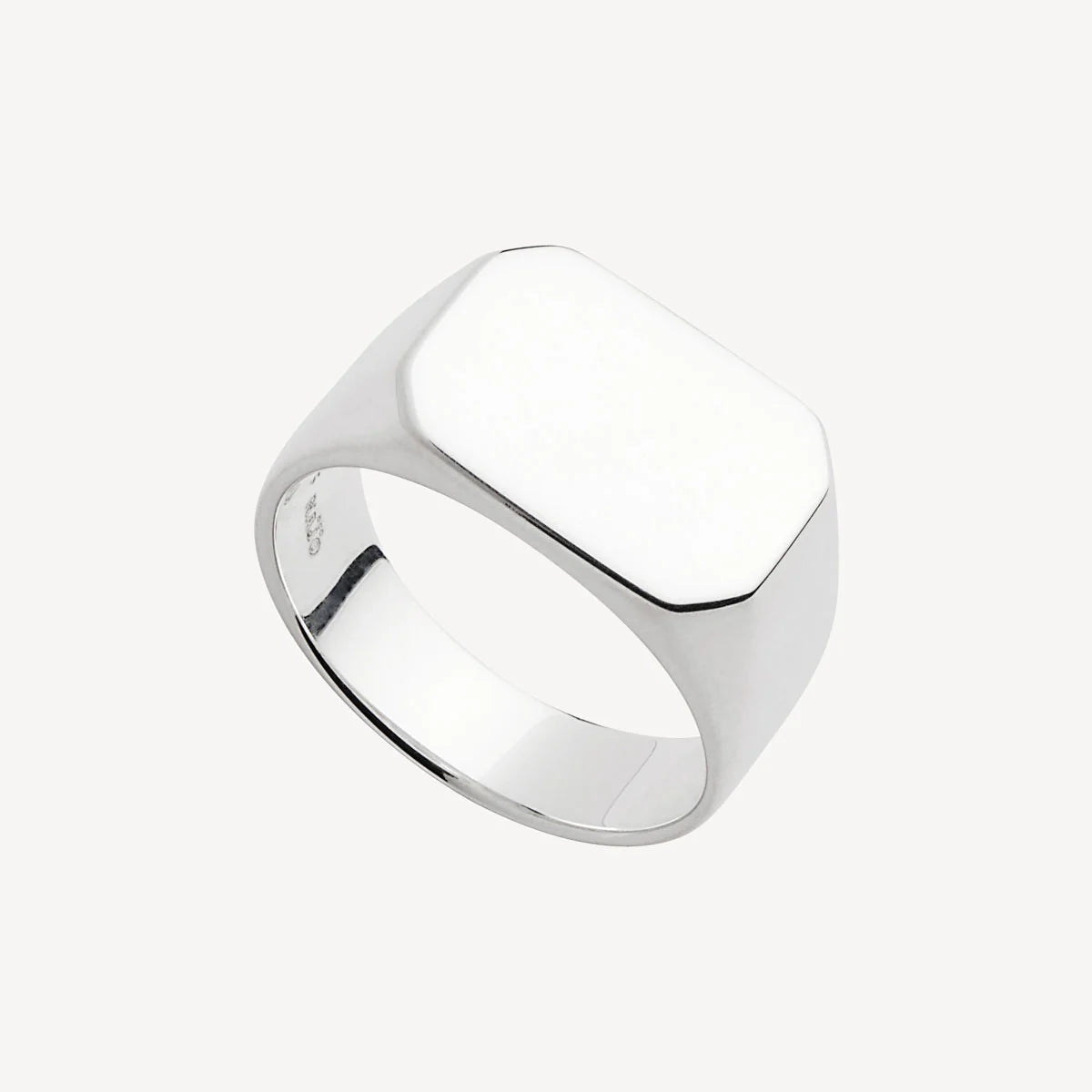 MOTO MEN'S RECTANGULAR SIGNET RING