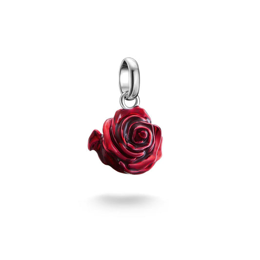 CONNECT RED ROSE CHARM