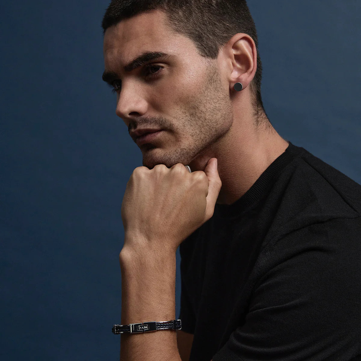 TORQUE MEN'S 8MM REVERSIBLE SINGLE EARRING