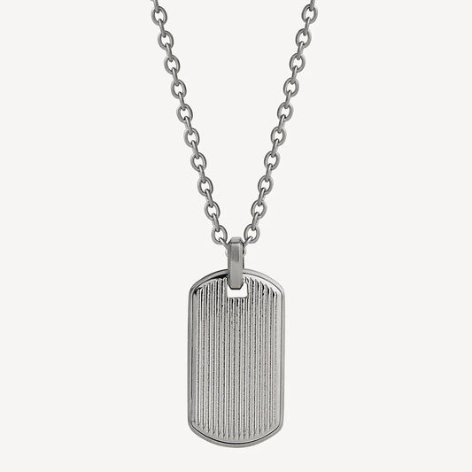 ROCCA MEN'S DOG TAG NECKLACE