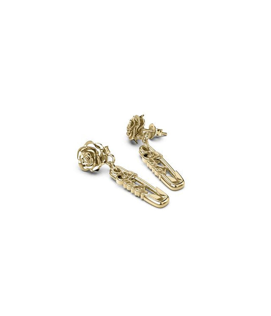 ROSE PIN EARRINGS