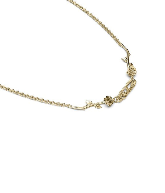 ROSE PIN NECKLACE