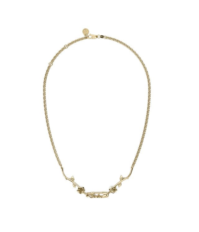 ROSE PIN NECKLACE