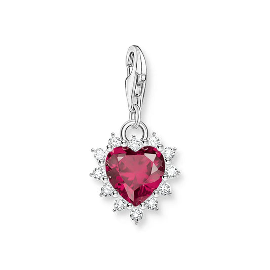 CHARM CLUB LAB GROWN RUBY HEART