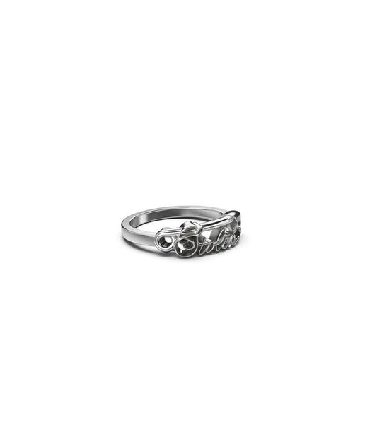 SCRIPTED PIN RING